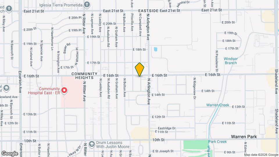 1450 N Campbell Ave Map and Location Details