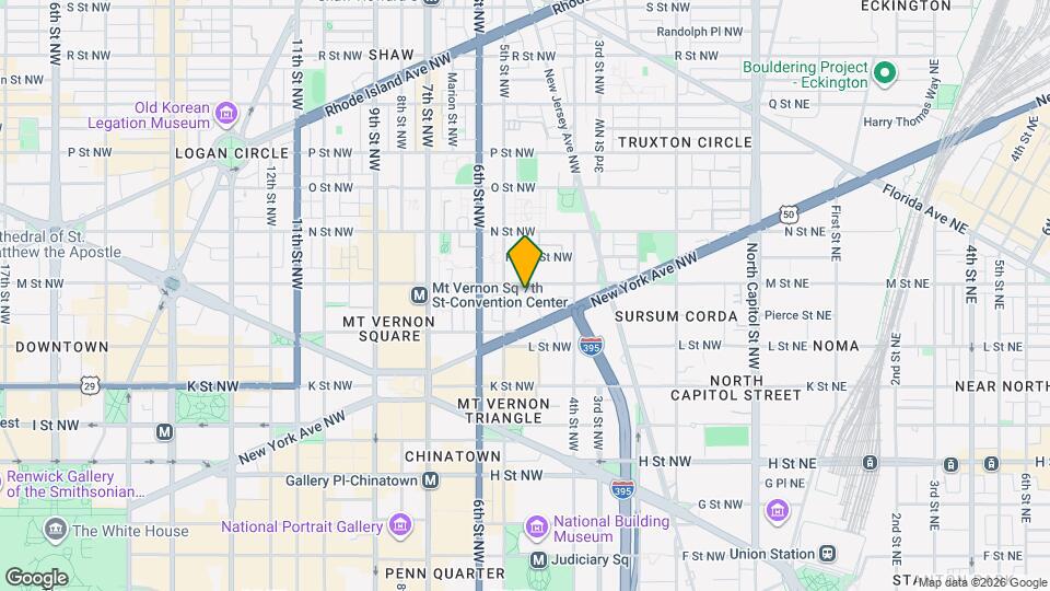 444 M St NW Map and Location Details