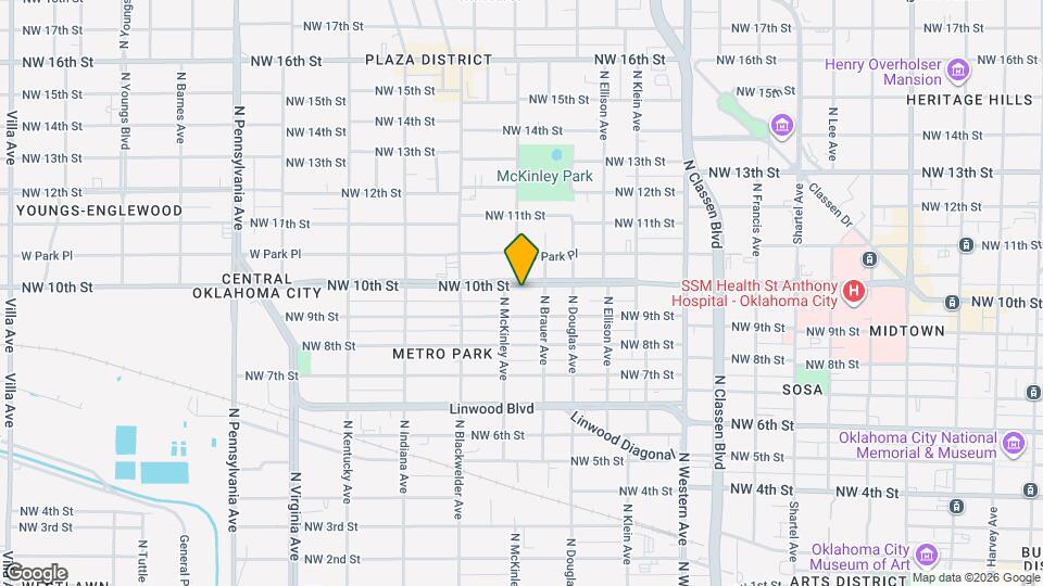 1516 NW 10th St Map and Location Details