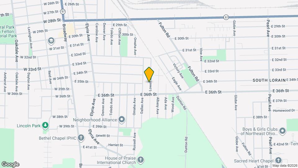 3502 Lowell Ave Map and Location Details