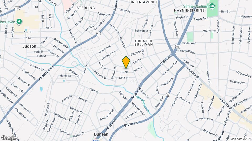 50 Orr St Map and Location Details