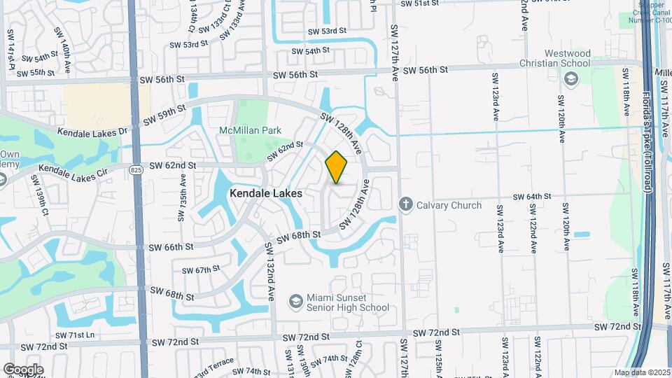 12873 SW 64th Ln Mapa y Detalles de la Ubicación