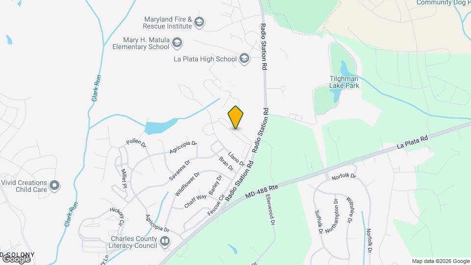 1001 Rye Dr Map and Location Details