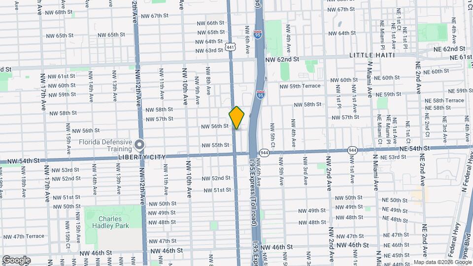 5575 NW 7th Ave Mapa y Detalles de la Ubicación