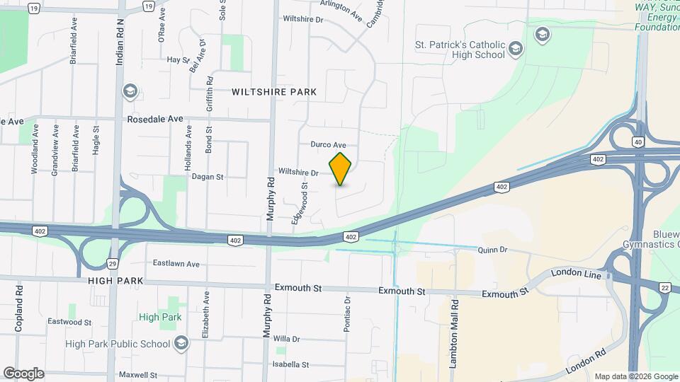 608 Winchester Crescent Map and Location Details