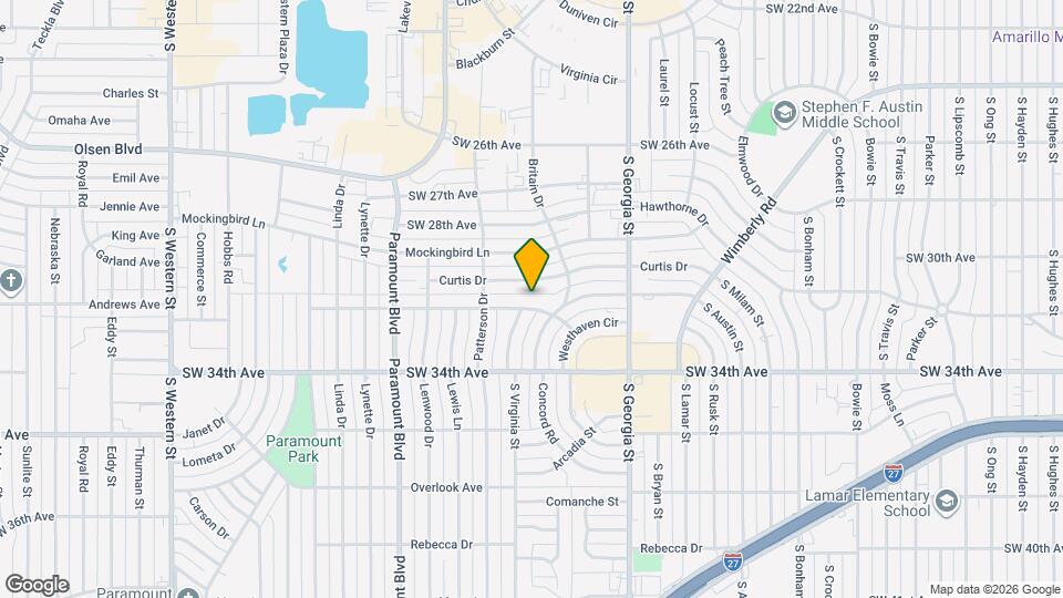 3008 Westhaven Dr Map and Location Details