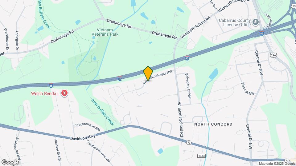 1408 Besor Pl NW Map and Location Details