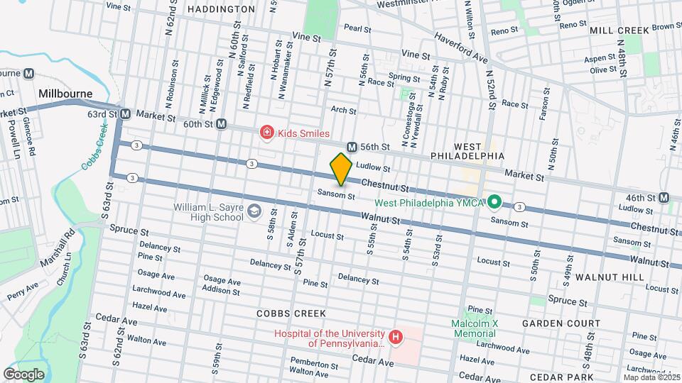 116-122 S 56th St Map and Location Details