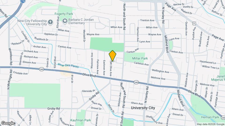 1306 Mt Olive Ave Mapa y Detalles de la Ubicación