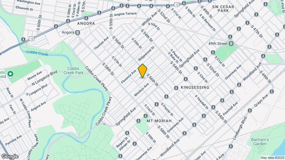 5633 Warrington Ave Map and Location Details