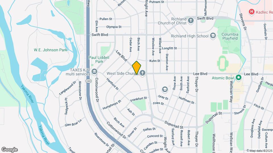 634 Basswood Ave Map and Location Details
