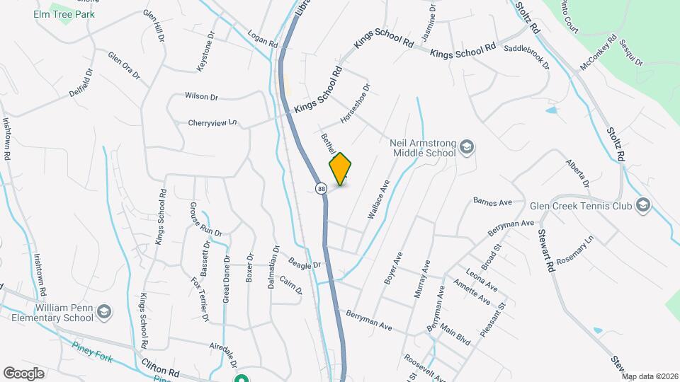 1220 Colonial Ln Map and Location Details