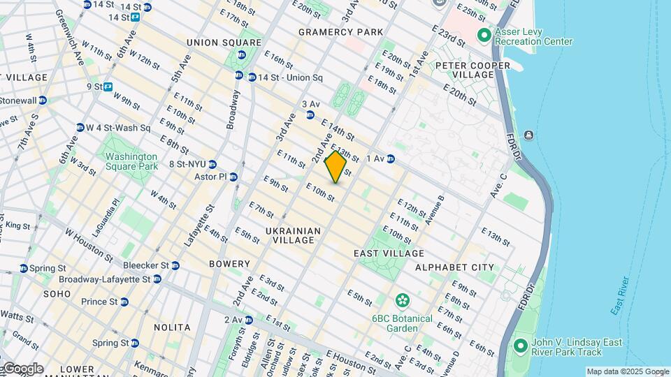 334 E 11th St Mapa y Detalles de la Ubicación