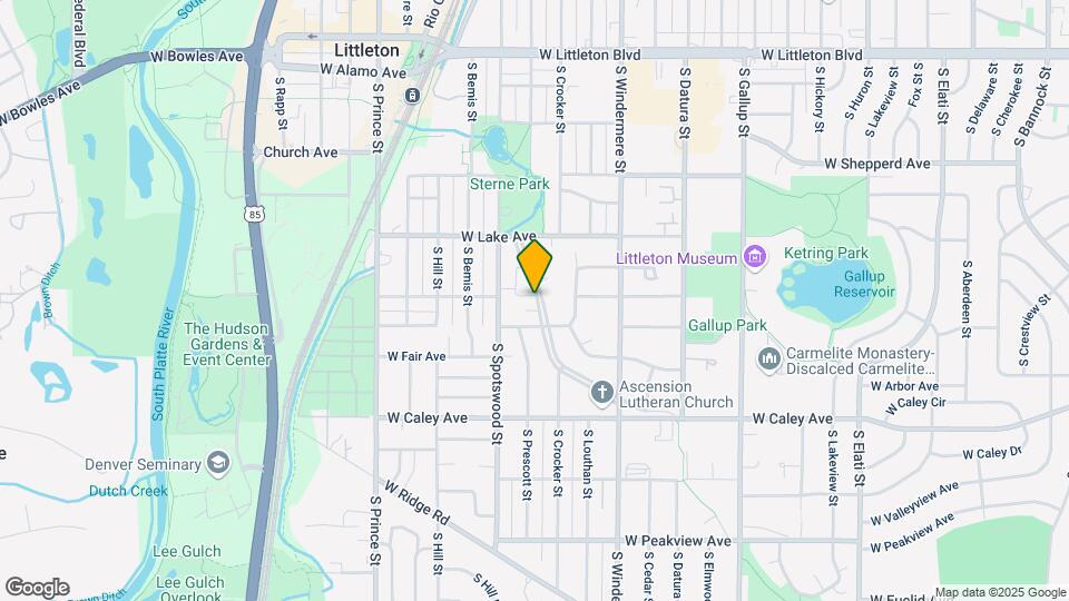 6095 S Sterne Pkwy Mapa y Detalles de la Ubicación