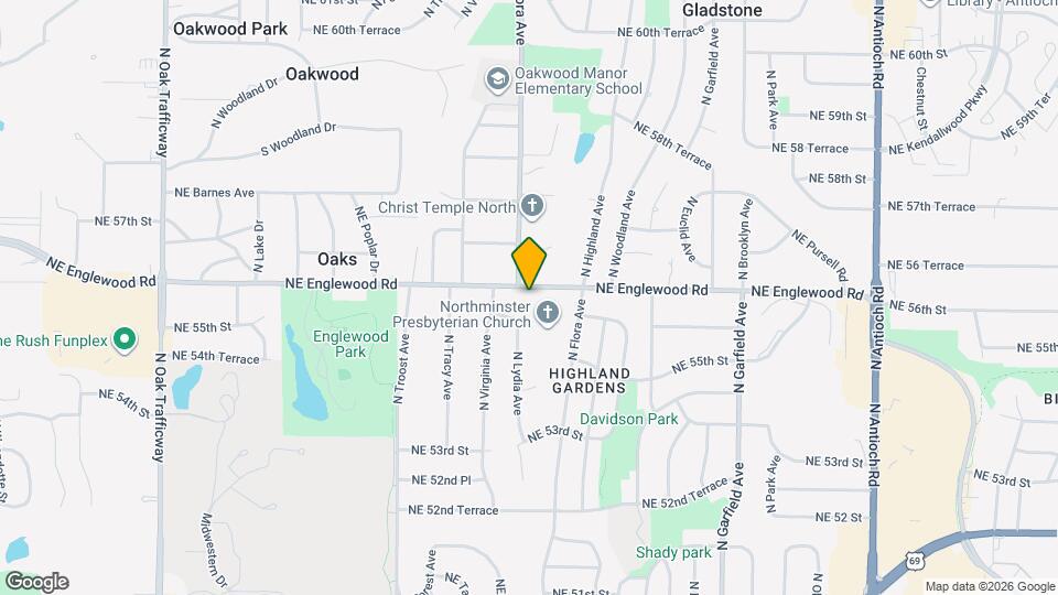1411 NE Englewood Rd Mapa y Detalles de la Ubicación