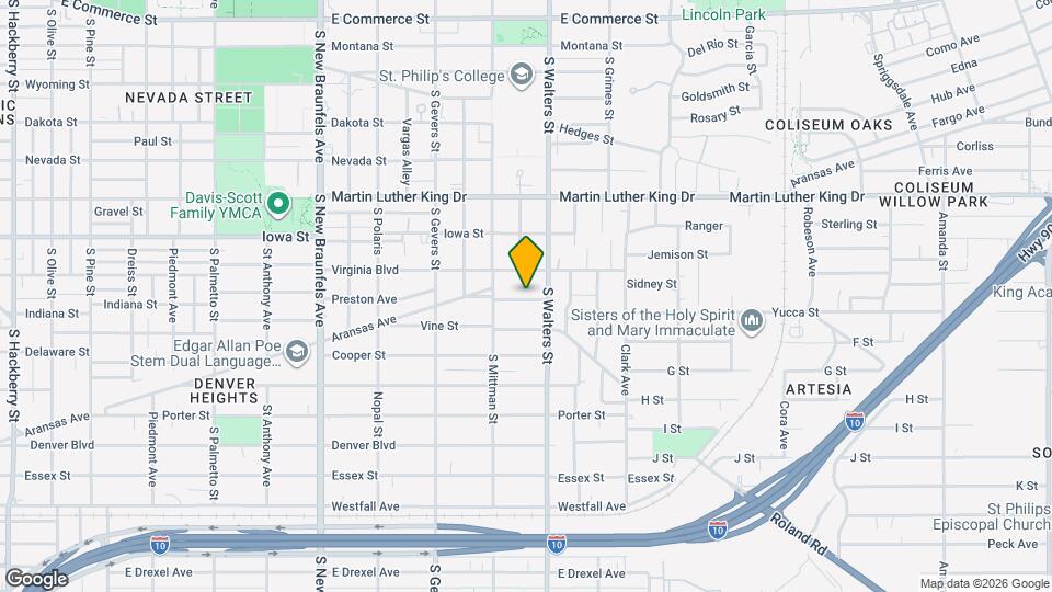 1431 Aransas Ave Mapa y Detalles de la Ubicación