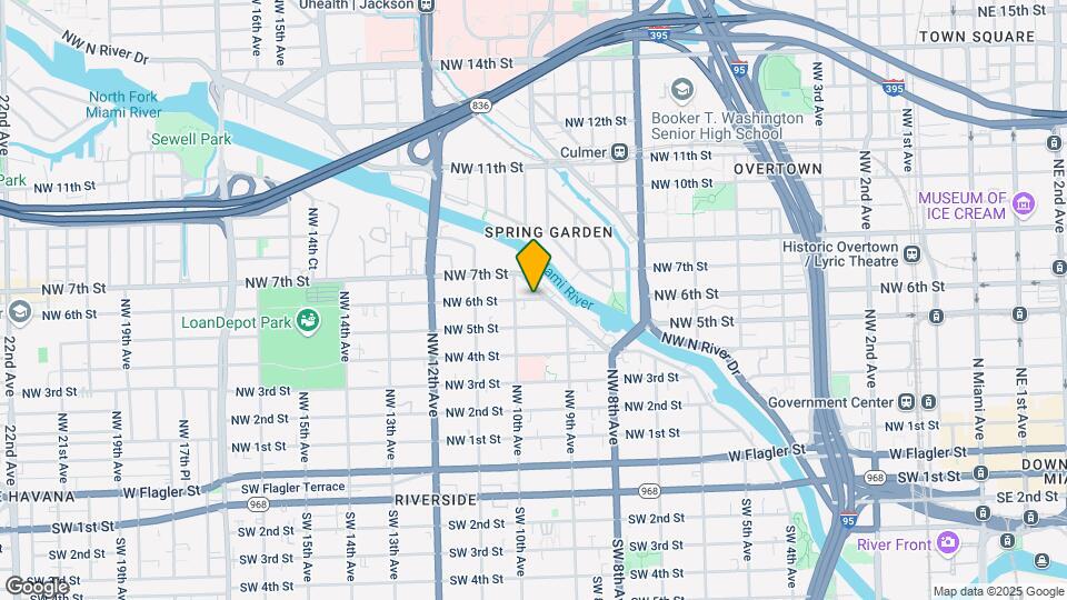 962 NW 6th St Map and Location Details