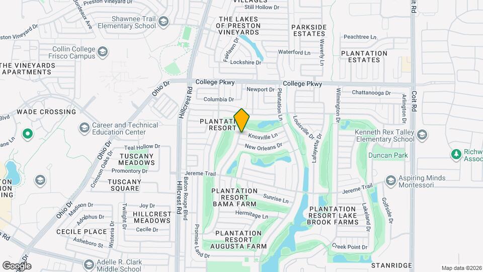 11017 Knoxville Ln Mapa y Detalles de la Ubicación