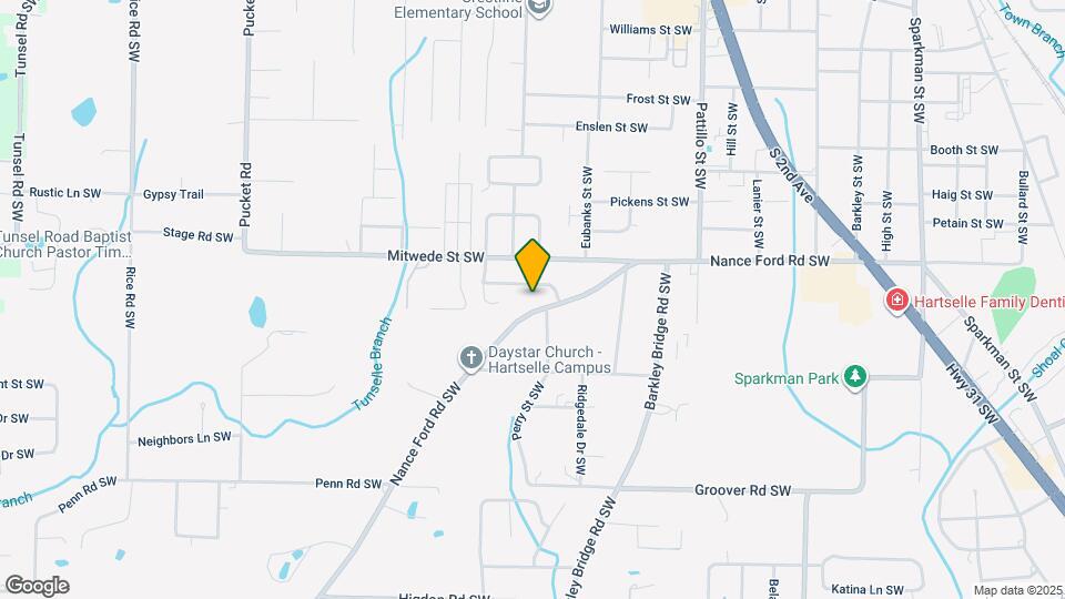 823 Nance Ford Rd SW Map and Location Details