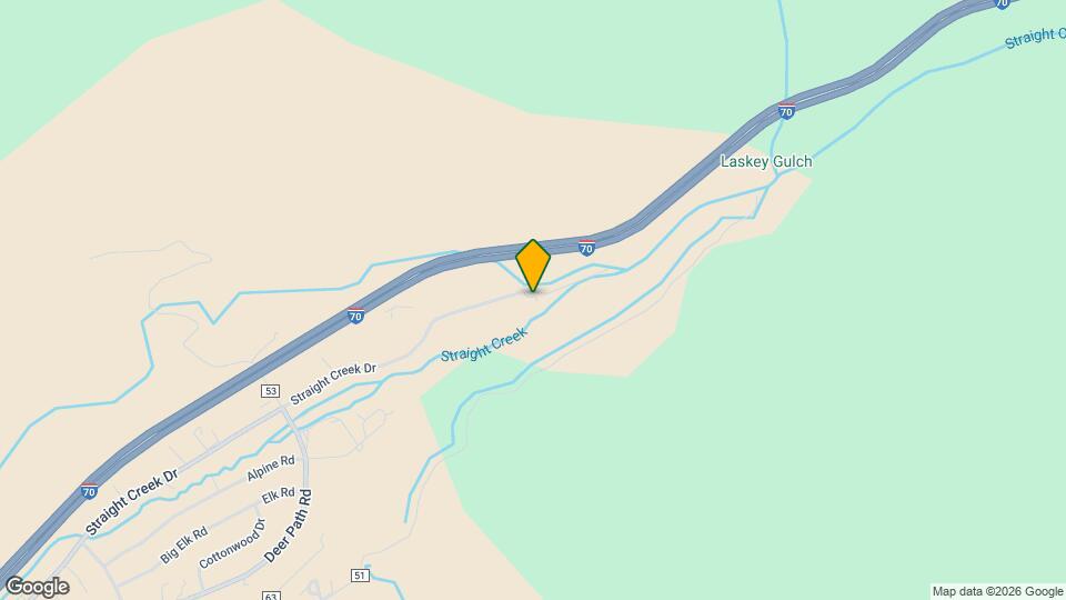 1334 Straight Creek Dr Map and Location Details