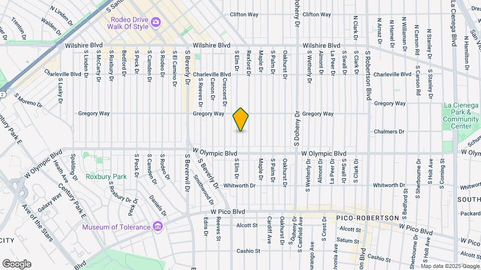 340 S Elm Dr Map and Location Details