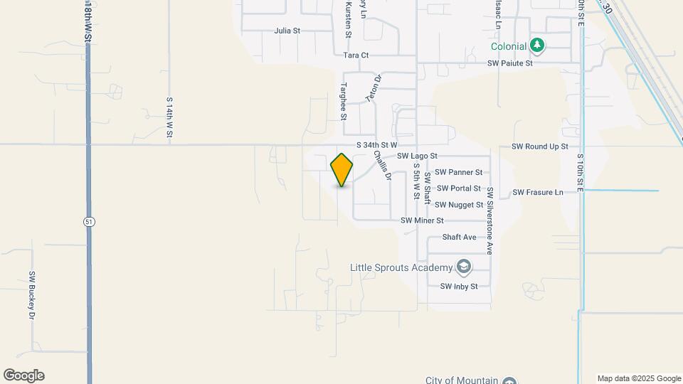 1910 SW Cooper Ave Map and Location Details