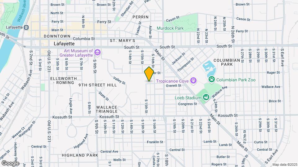1532 Larue St, Unit #4 Mapa y Detalles de la Ubicación