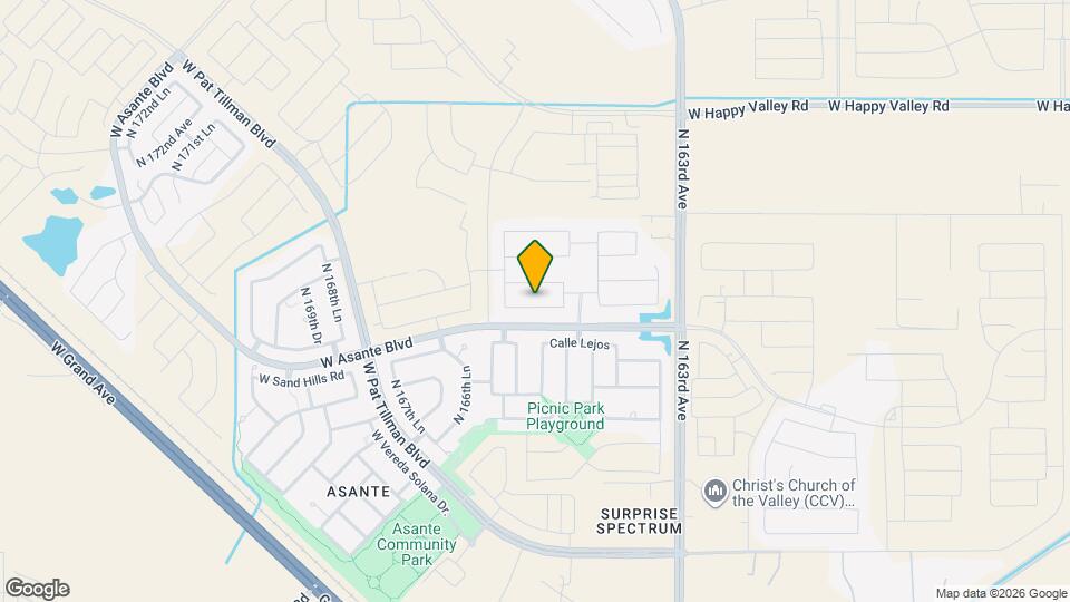 16556 W Alameda Rd Map and Location Details