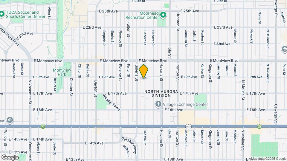 1785 Geneva St Map and Location Details