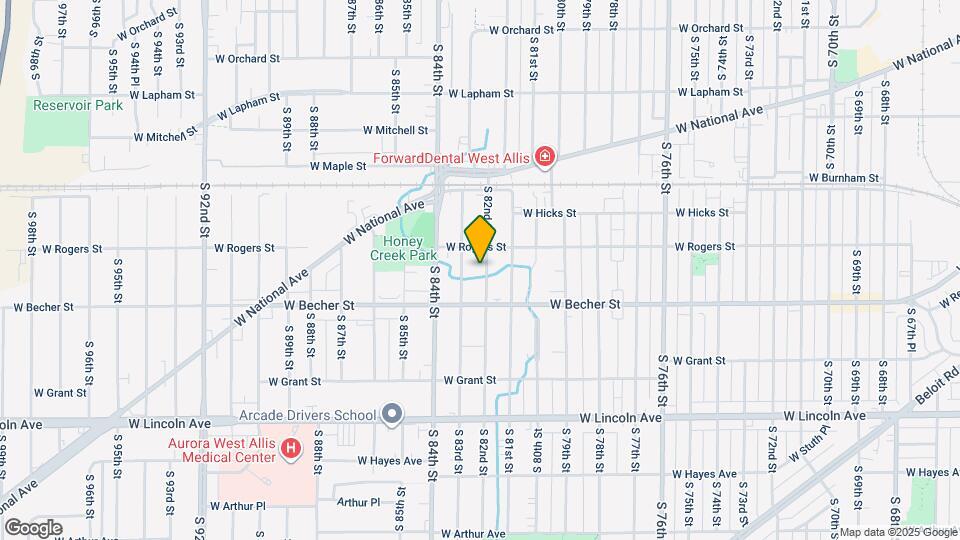 2033 S 82nd St Map and Location Details