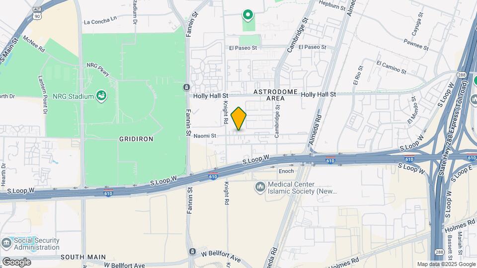 2119 Naomi St Map and Location Details