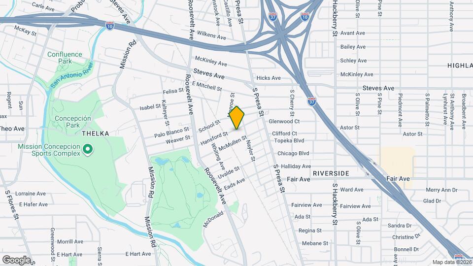 220 Hansford St Map and Location Details