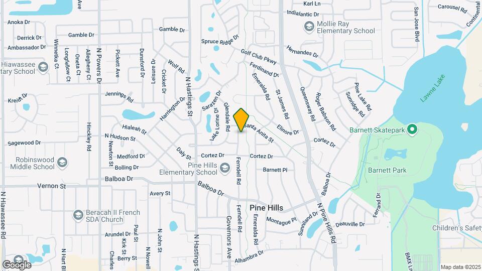 1623 Ferndell Rd Map and Location Details