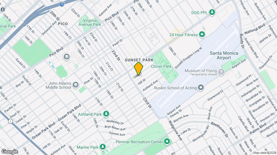 2330 Oak St Map and Location Details