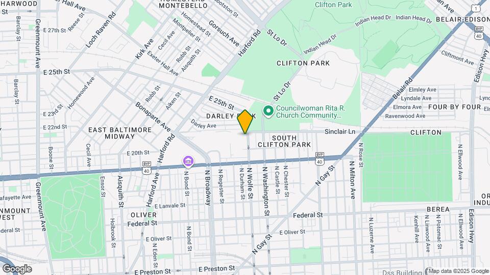 2026 N Wolfe St Map and Location Details