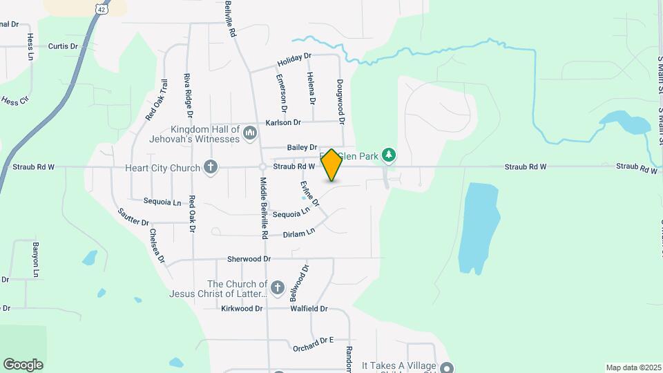 554 Sequoia Ln Map and Location Details