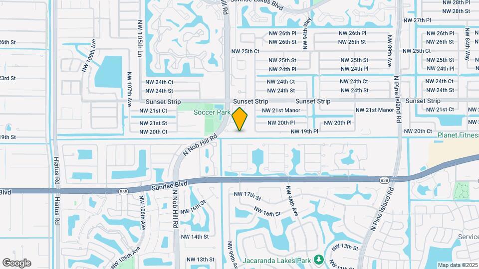 9840 NW 19th Pl Mapa y Detalles de la Ubicación