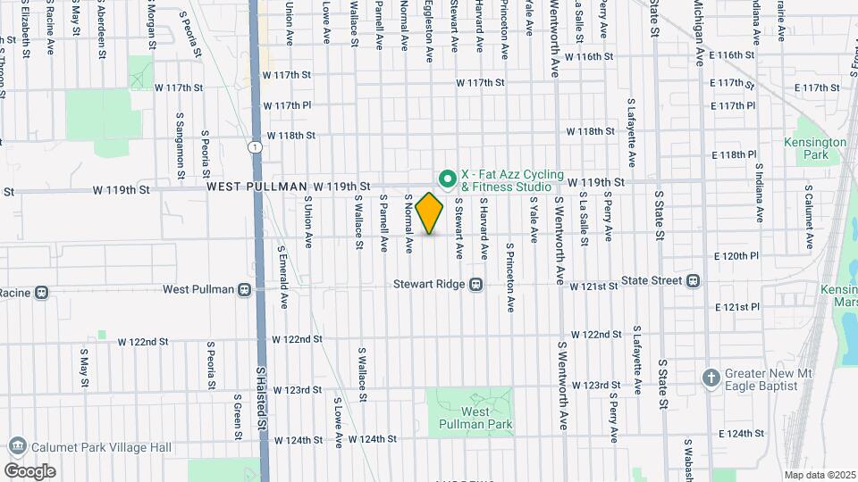 12000 S Eggleston Ave Map and Location Details