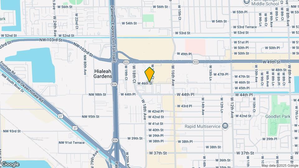 1750 W 46th St Map and Location Details