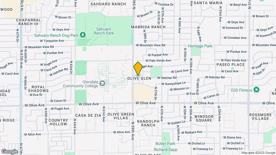 9407 N 59th Ave Map and Location Details