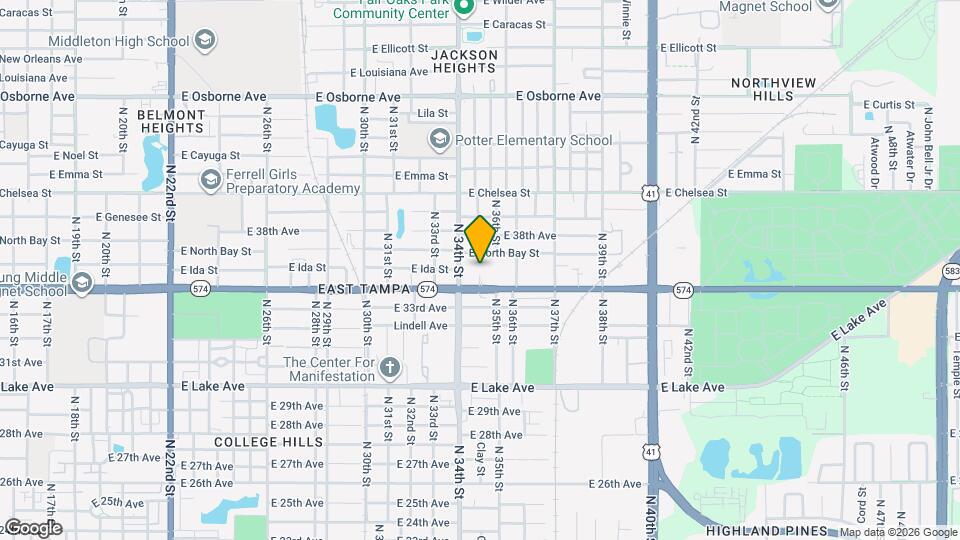3408 E Dr Martin Luther King Jr Blvd, Unit 4 Mapa y Detalles de la Ubicación