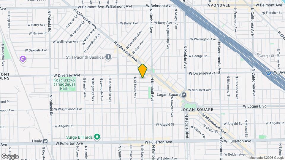 3432 W Parker Ave, Unit 3 Map and Location Details