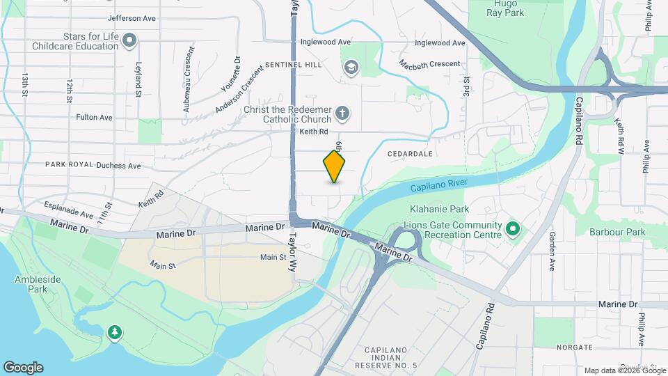 605 Clyde Ave Map and Location Details