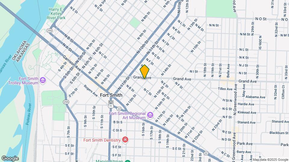 323 N 13th St Map and Location Details
