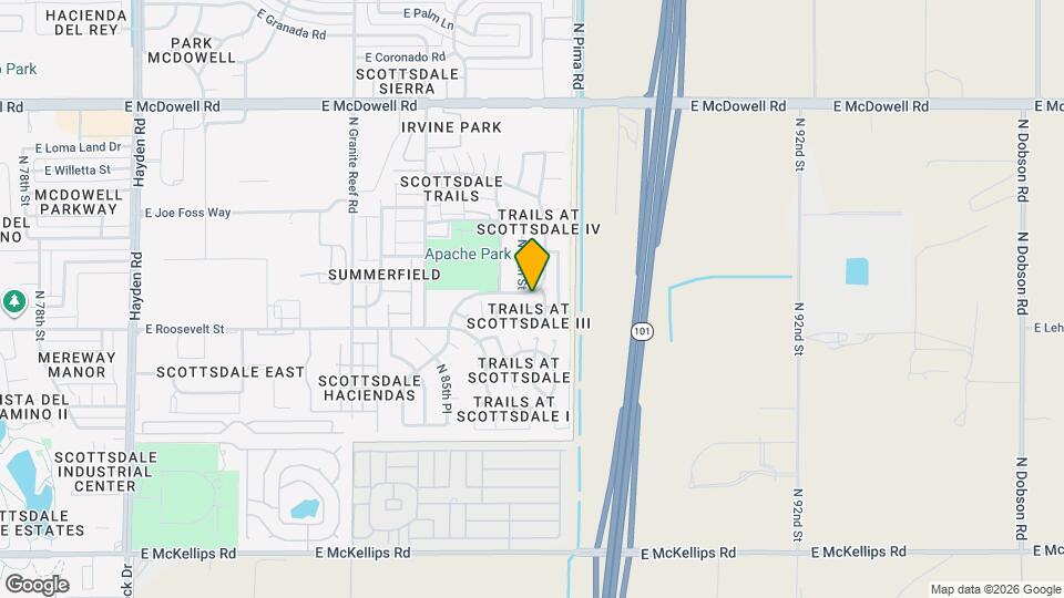 8711 E Latham St Map and Location Details