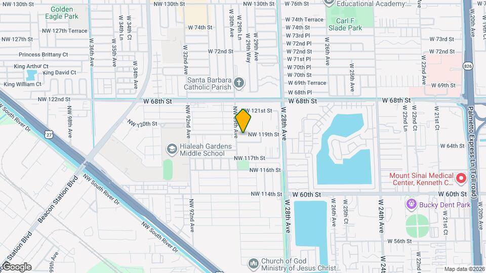 8872 NW 119th St Map and Location Details