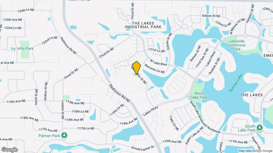 12022 Vermillion St NE Map and Location Details