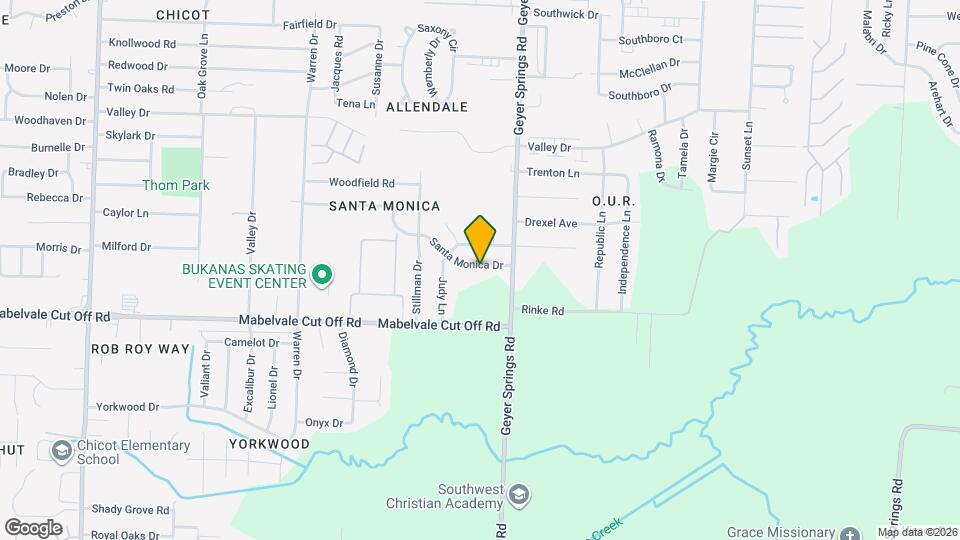 6105 Santa Monica Dr Mapa y Detalles de la Ubicación