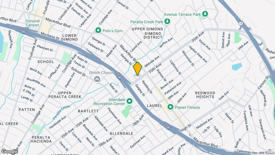 3420 Quigley St Map and Location Details