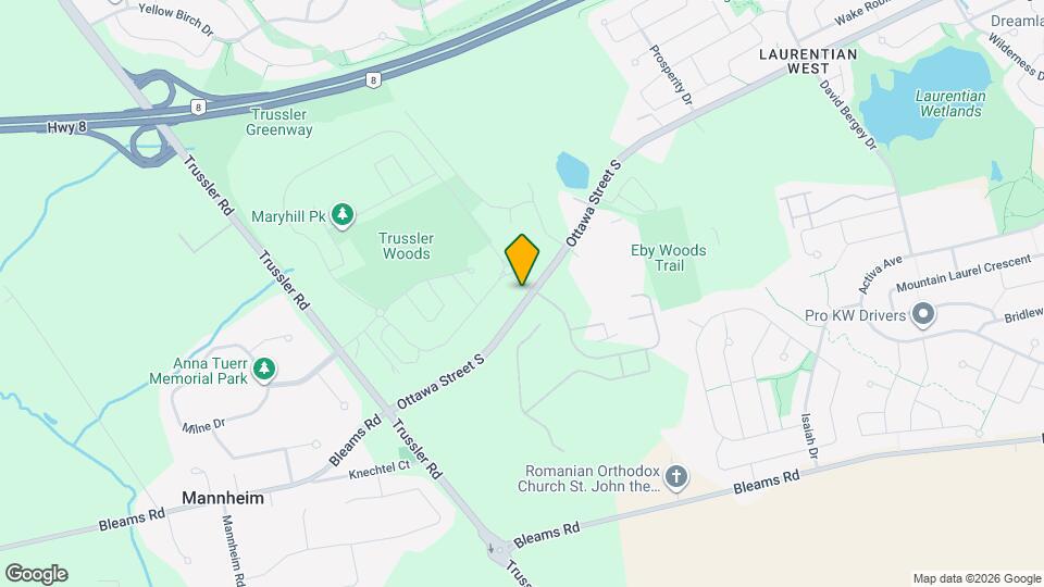 1 Benninger Dr Map and Location Details